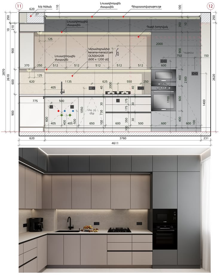 Measuring the room on site